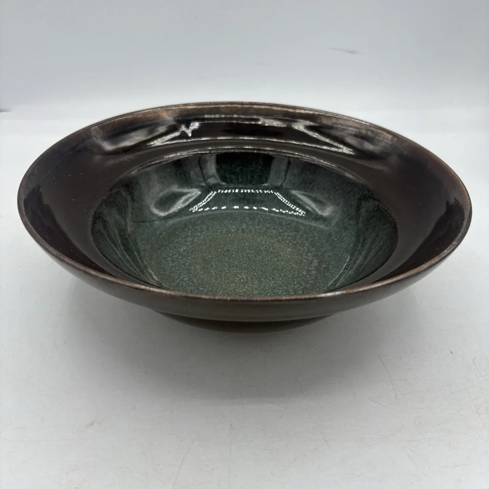 Mikasa Gourmet Basics Serving Bowl Jade Stoneware 8.5